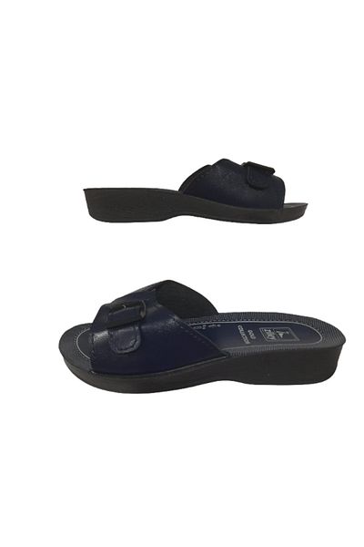 Ziley Papuci de mers zilnic ultra ușori cu cataramă bleumarin pentru femei ZİLEY