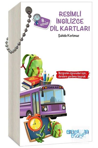 Akıllı Adam Yayınları 8. Sınıf Resimli Ingilizce Dil Kartları