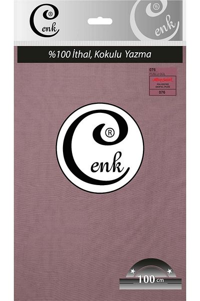 Cenk Μονόχρωμη τσάντα γραφής 100 cm - 0301 - 076-τούλινο τριαντάφυλλο