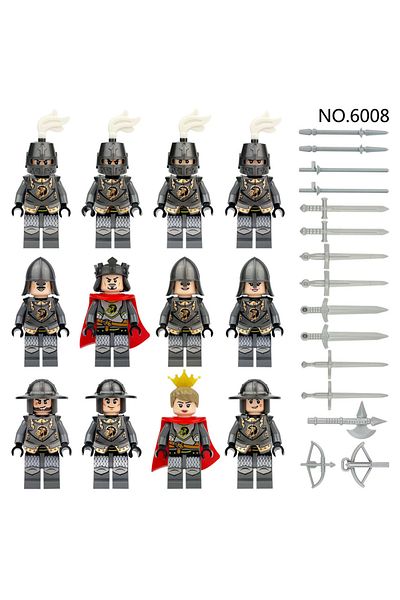 Choice Ev Aksesuarları Legion of Lions 6008 OrtaçağFigür çizgi film bebek modeli çocuk montaj oyuncağı