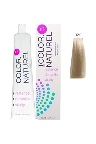 Color Naturel 12.0 Doğal Platin Kalıcı Saç Boyası 100 ml