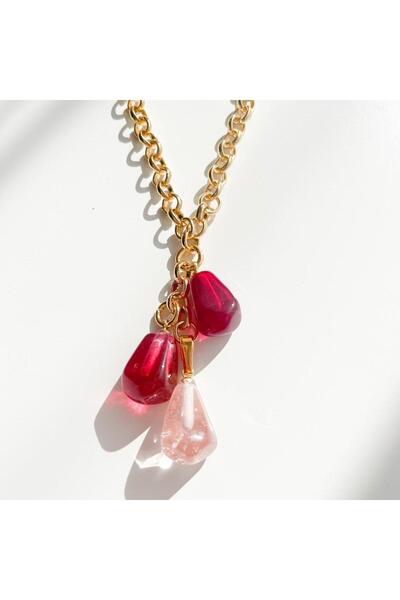 Venus Design Murano 3 Renkli Nar Kolye