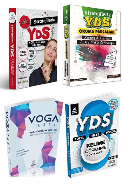 Akın Dil Eğitimi Voga Test Yds Konu Soru Bankası Yds Stratejilerle Okuma Parçaları Yds Kelime Öğrenme .