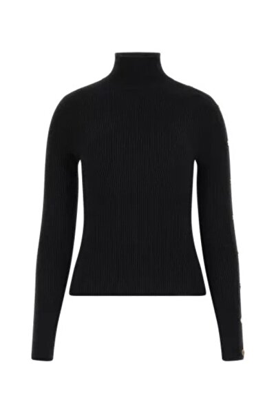 Guess Jeans Pulover negru pentru femei Jet Black Blugi Guess