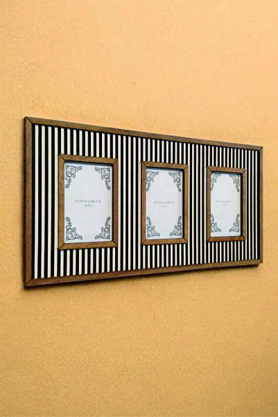 HANEM 3X 10X15 cm Photo Frame & Wood Mdf 3X Collage