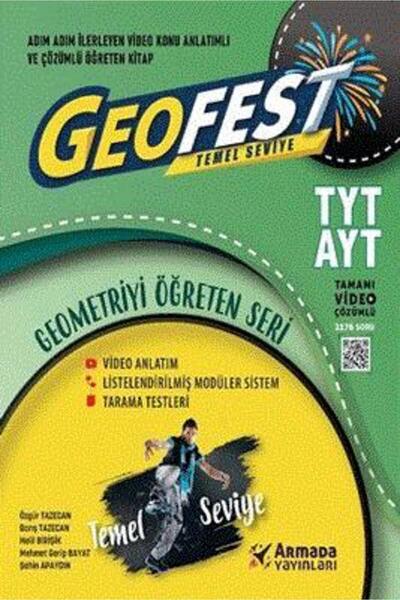 Genel Markalar Armada Yks Tyt Ayt Geofest Temel Seviye Soru Kitabı *yeni*