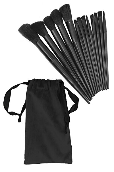 MUJGAN Special Black Brush Set - Fix 13 Pieces