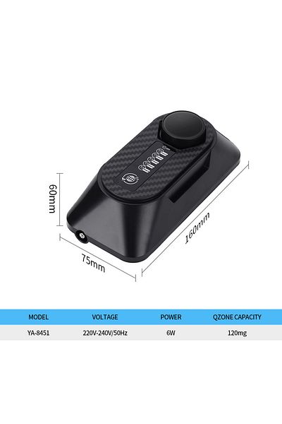 Choice 6W Aquarium Ozone Pump Adjustable Sterilization Pump For Fish Tank Algae Removal and Dissolve NO2
