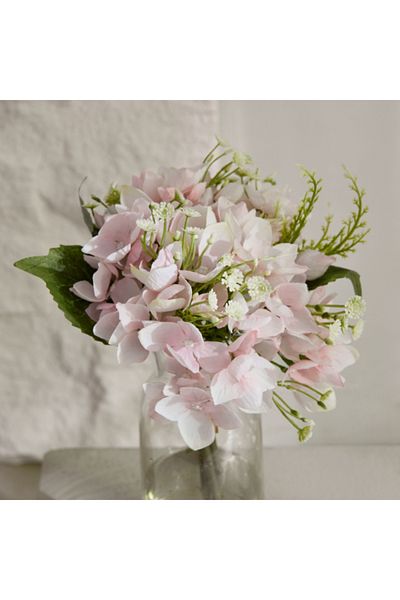 Home Box Liara Hydrangea Flower Bunch with 3 Heads 34 cm