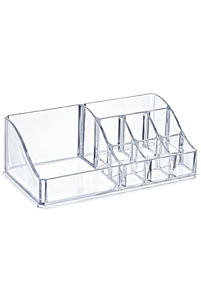 Dükkanönü Luxury Pyramid Cosmetic Product Organizer Κραγιόν, Βερνίκι νυχιών, Βούρτσα Organizer Μακιγιάζ Organizer