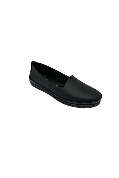 Ayzen Black Matte Daily Women's Ballerina Shoes Ckr00942 - 39