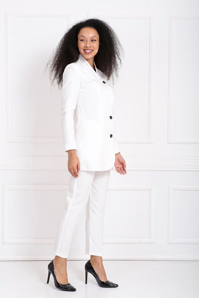 Sense Suit 2 Piece Set| Ckt32688 White
