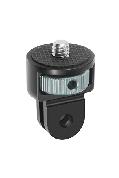 Choice محول حامل ثلاثي القوائم صغير أسود رمادي يدور 360 درجة بمسمار 1/4 بوصة ...