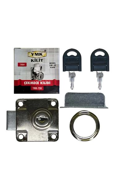 YMK Square Drawer Lock 138-22 Ymk-708