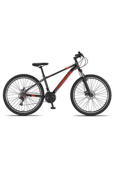 CHAMPIONS KAUNOS 27.5" Disk Fren 380 MM Antrasit - Turuncu Ön Amortisörlü Bis...