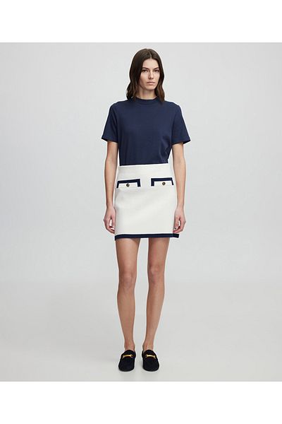İpekyol Contrast Piping Skirt