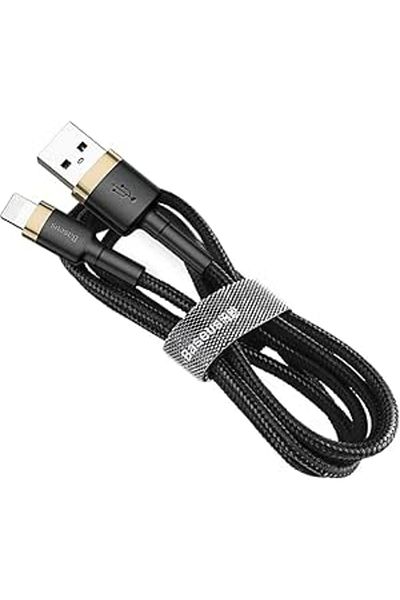Baseus cafule Cable USB For iP 2A 3m Gold+Black