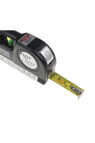 Ninth World 8FT/25m Laser Level Horizon Vertical Measure Aligner Standard And Metric Ruler Multip...