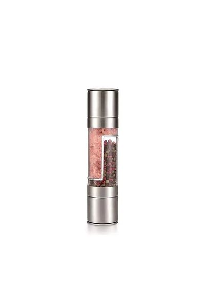 Choice Steel shell Manual Stainless Steel Salt and Pepper Grinder, Adjustable Ceramic Grinding Spice Mill,