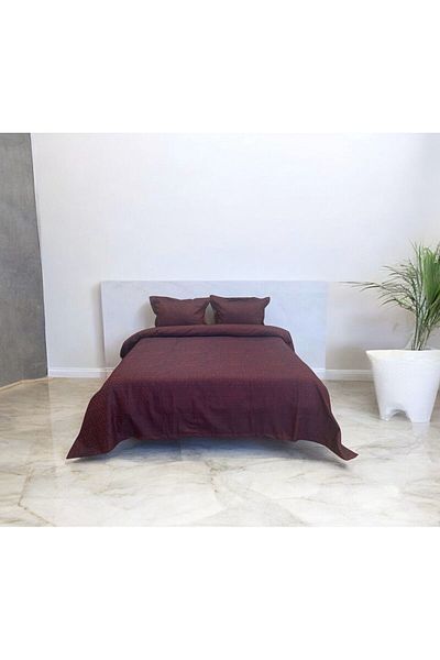 Lucien Home Jacquard Geometric Pattern Double Bedspread Set