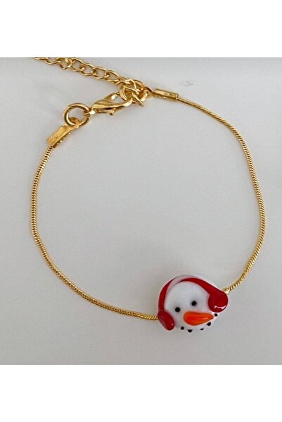 Venus Design Murano Snowman Bracelet