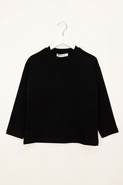 ww waka waka kids store Solid Color Crew Neck Boys' Thin Sweat