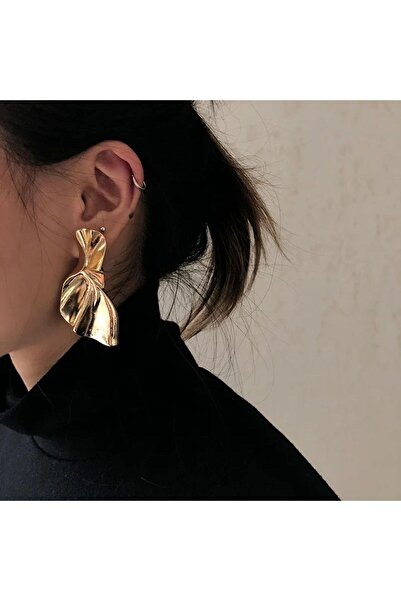 Venus Design Çelik Wrinkled Küpe