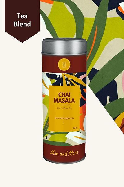 Mim and More Chai Masala Tea - Spicy Ceylon Tea, 50 g