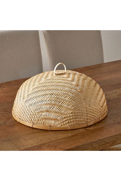 Home Box Belmonte Natural Bamboo Food Cover 45x19 cm
