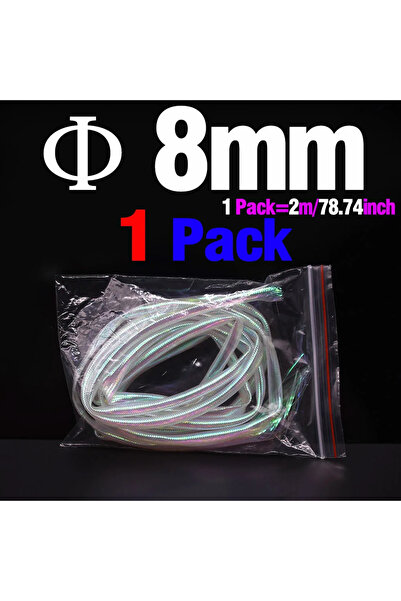 Choice 8 مم MNFT MNFT 2M/Bag ضفيرة لؤلؤية من مادة المايلر لربط الذبابة لصيد ا...