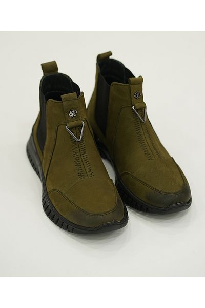 Doğan Dgn Γυναικείες δερμάτινες μπότες Nubuck