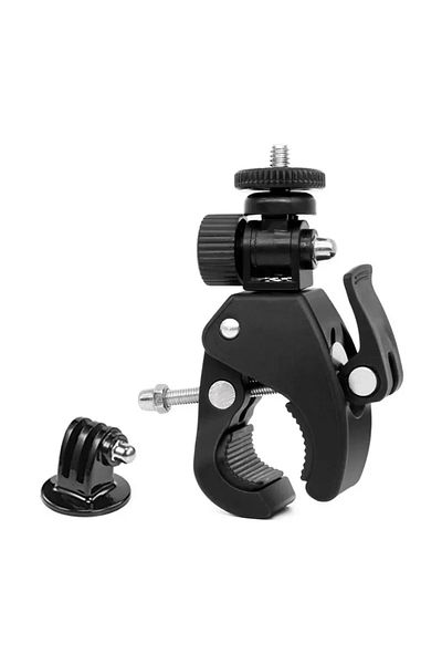 EXSKOF Handlebar Tripod For Gopro Hero 12 11 10 9 8 7 6 5 4 Black Bicycle Motorcycle Handlebar 360 Degree T