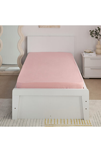 Home Box Essential Solid Cotton Single Fitted Sheet 90x200+36 cm