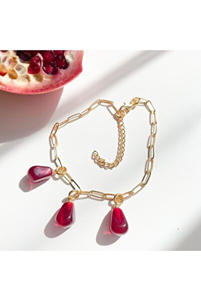 Venus Design Murano 3 Pomegranate Bracelet