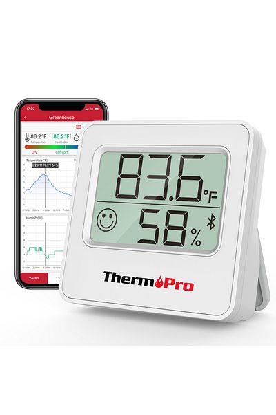 Choice Thermopro Tp357 80m Smart Wireless Digital Thermometer Hygrometer Indoor Mini Room Thermometer We...