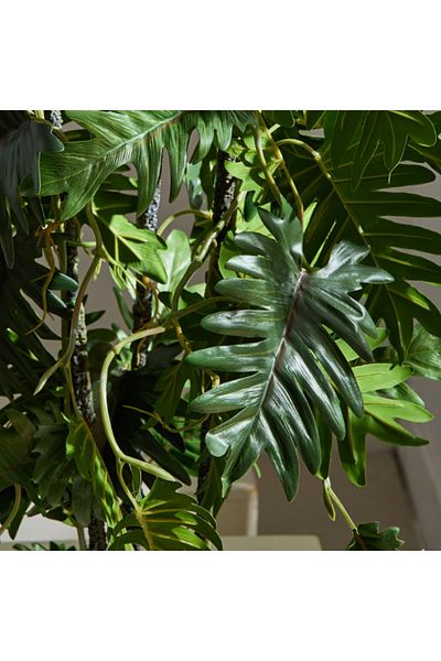 Home Box Liara Tropical Leaves Potted Plant in a Pot 80 cm