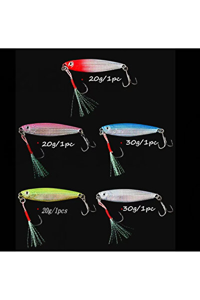 Choice 5 قطع من طُعم الصيد المعدني 10 جرام 15 جرام 20 جرام ملعقة البحر القارب...