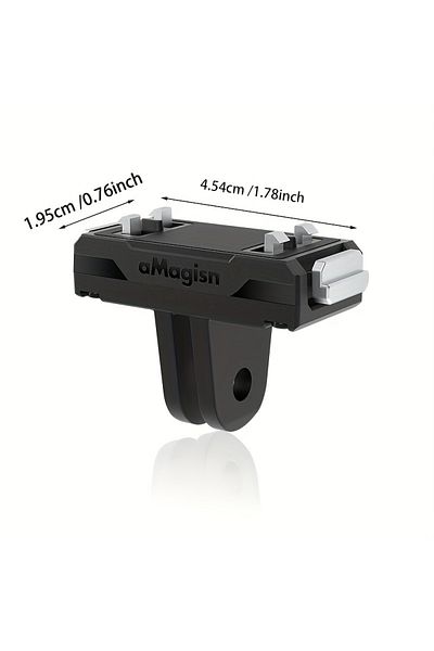 Choice Black Insta360 Acepro/2/ace Magnetic Quick Release Mount - Portable, Durable Plastic Bracket For Tri