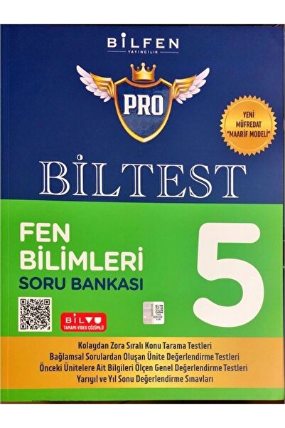 Bilfen Yayıncılık 5. SINIF BİLTEST FEN BİLİMLERİ SORU BANKASI - 2025 YENİ MÜF...