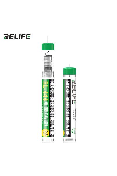 SUNSHINE 0.8mm RELIFE RL-444 Cell Phone Battery Nickel Sheet Solder Wire High Purity Tin Content High Solderi