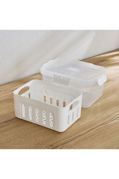 Home Box Sistematico Clip Lock Canister with Drainage 4000 ml