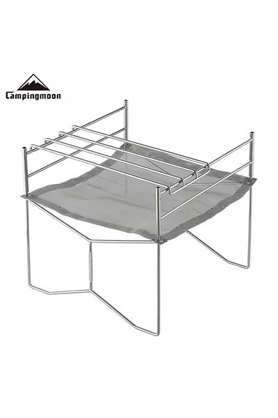 Choice SOLO-202 33.5*28*3.5 سم Solo-202 مدافئ من الفولاذ المقاوم للصدأ حفرة نار المخيم قابلة للطي للتخييم