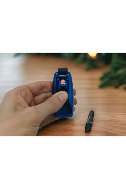 LİGHTER Mercedes Logolu Şarjlı Elektrikli Çakmak & LED Işıklı Anahtarlık - Şık ve Fonksiyonel Tasarım