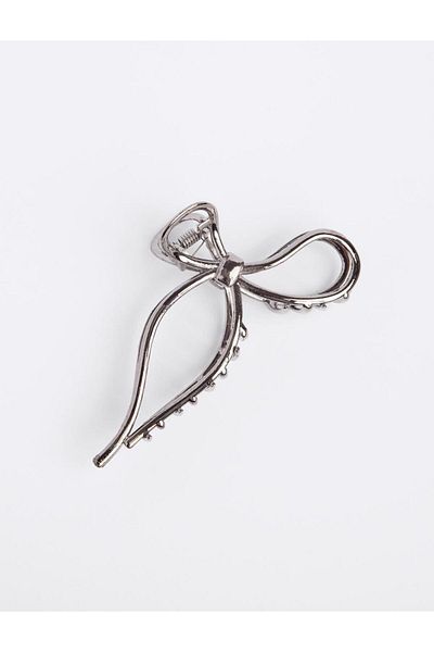 Jimmy Key Black Bow Figured Shiny Buckle