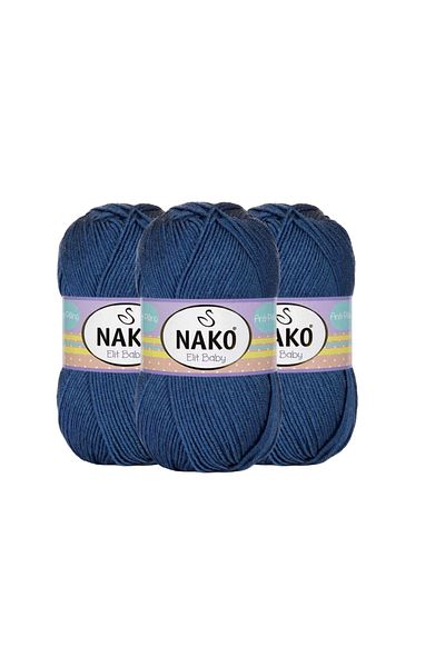 NAKO Elit Baby Anti-pilling Lână Bebeluş 5372 3 Bucăţi