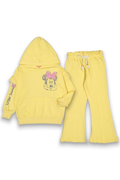 Lmn 2 Rope Sleeve Frill Hooded Girl's Suit