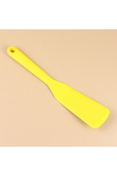 Choice yellow 7 Color Silicone Frying Shovel Non-stick Surface Kitchen Pancake Fried Egg Transfer Shovel St