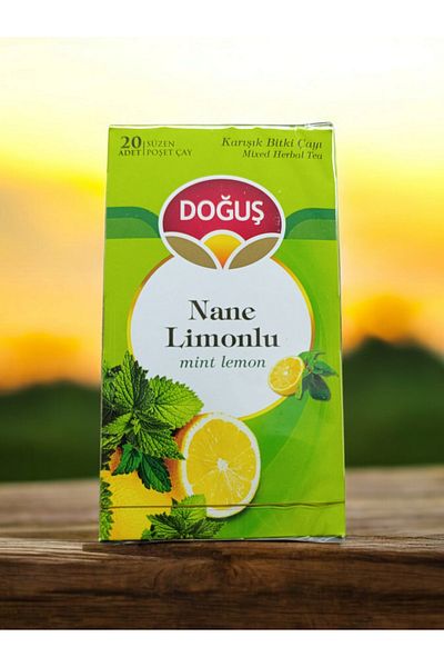 Doğuş Mint Lemon 20 Cup Filtered Sachet Herbal Tea 40Gr