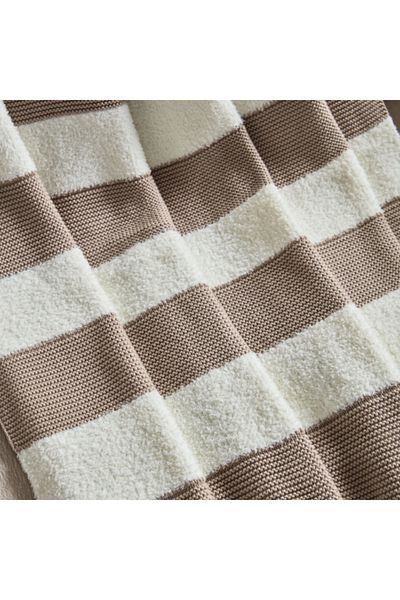 Home Box Sluis Stripe Knitted Throw 130x170 cm