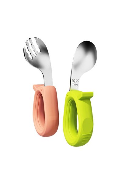 Chavin 304 Steel Baby Kids Spoon and Fork Set Cin769